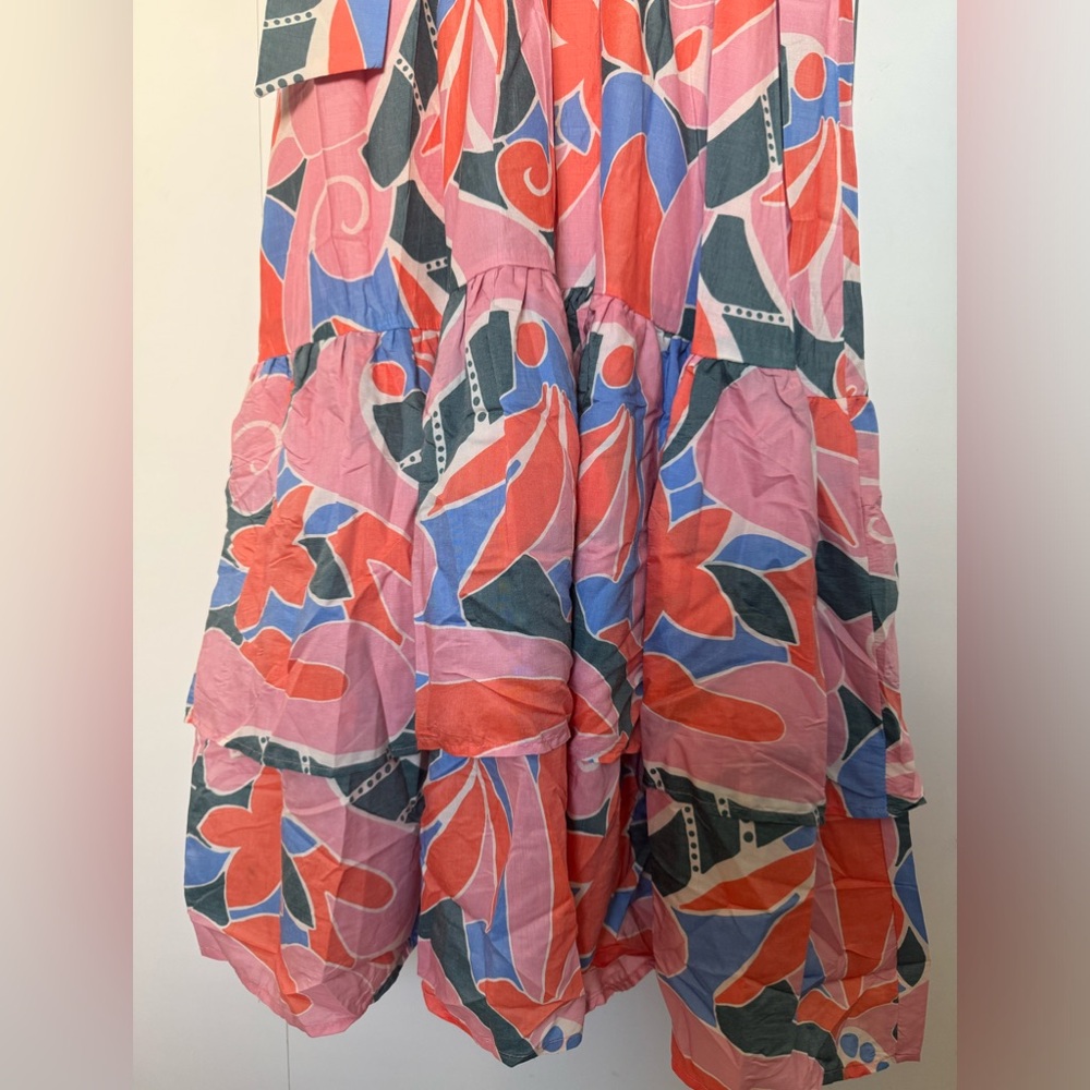 Tiered Maxi Dress/ Multicolored/22 Plus Size/Nwot - image 7